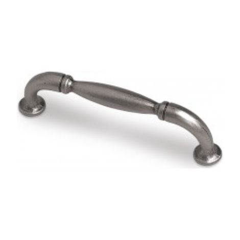 Poignée Osa 7830 - talla Etain rustique. 110x14x30mm. Entraxe 96mm.