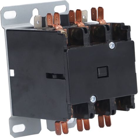 Contacteur AC 3 pôles 220V pour climatiseur, en thermoplastique Pa66 résistant (1/5)