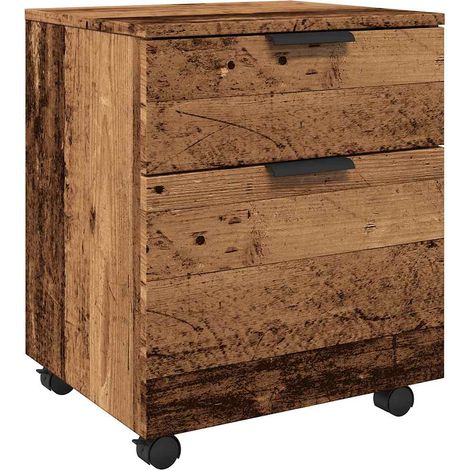 Maison Exclusive - Archivador ruedas madera contrachapada madera
