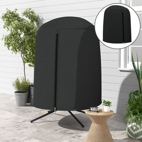 Housse de protection pour fauteuil suspendu de jardin, imperméable avec fermeture éclair, tissu Oxford Ø128 x 190H cm