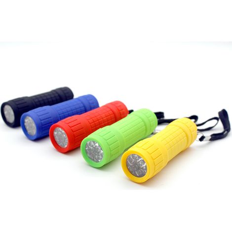 5er-Pack Mini-Taschenlampen mit rutschfester COB-Technologie für Kinder und Erwachsene
