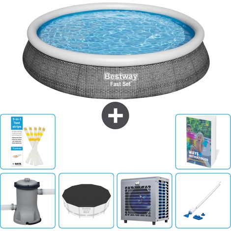 Bestway Piscina Bestway Fast Set Rotonda - 396x84 cm - 7-pezzi  S199 (1/5)