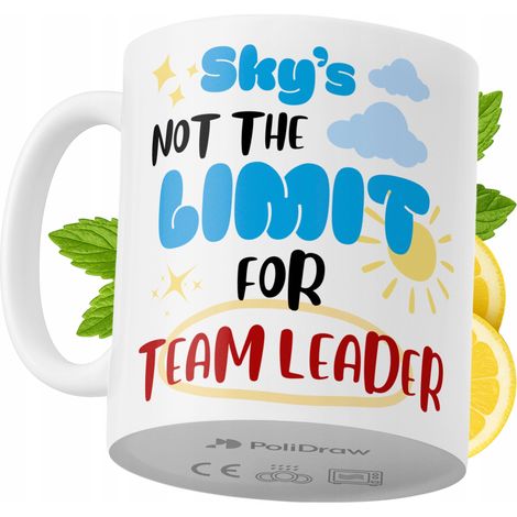 Lustige Tasse für Teamleiter – Kaffee- oder Teetasse mit witzigem Textdesign – ideal für Geburtstage, Namenstage, Feiertage und besondere Anlässe. Hochwertige Tasse für Homeoffice, Büro und Arbeit. Fa