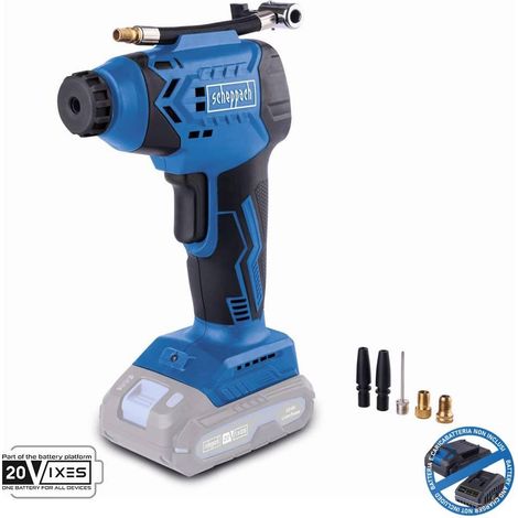 Compressore portatile 20v 7bar senza batteria ixes Scheppach c-ac20-x (1/5)