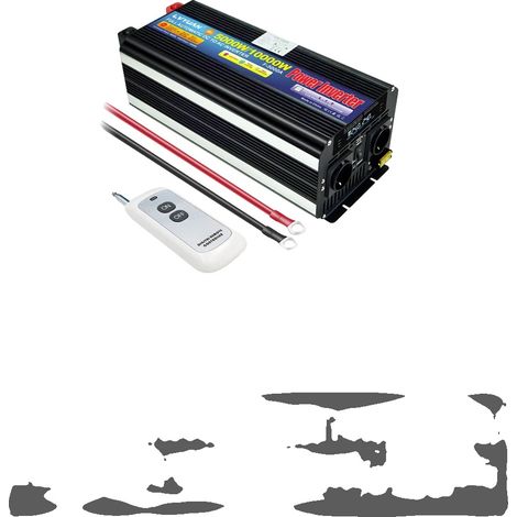 Inverter di potenza, potenza di picco 10000W, potenza continua 5000W, 24V 220V 50Hz EU (1/2)