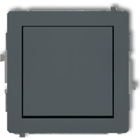 Interrupteur unipolaire Deco, graphite mat, 28DWP-1