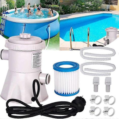 Above ground pool pompe avec cartouche filtre 330 gallon (1/5)