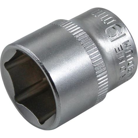 Faithfull Hex Socket 3/8in Drive 19mm FAISOC3819Q (1/2)