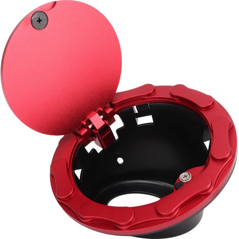 Bouchon de réservoir de carburant de remplacement pour Jeep Wrangler JK Rubicon Sahara 2007-2018, rouge (1/5)