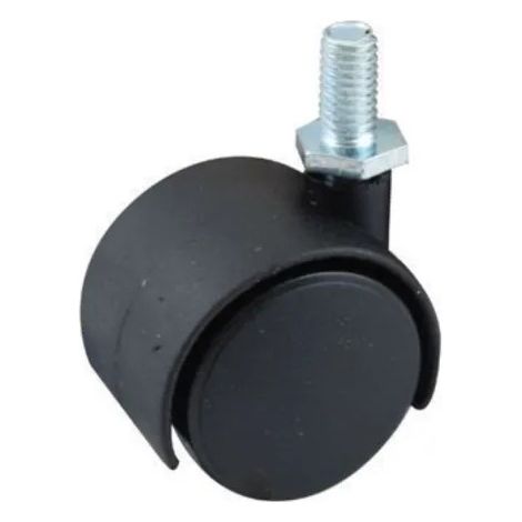 TWINY-Rolle D. 35 mm mit Gewindestange M8x12 mm, Höhe 48 mm