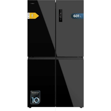 Kühlschrank cecotec 4 Türen schwarz 601 Liter inverter