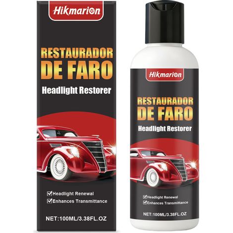 Scheinwerferpflegeprodukt, praktisch für die tägliche Kratzerentfernung und Politur der Scheinwerfer – 100 ml -- DE (1/5)