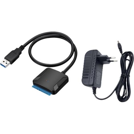 Adaptateur SATA vers USB 3.0 pour disques durs 2.5 et 3.5 pouces, convertisseur externe HDD/SSD SATA III (1/5)