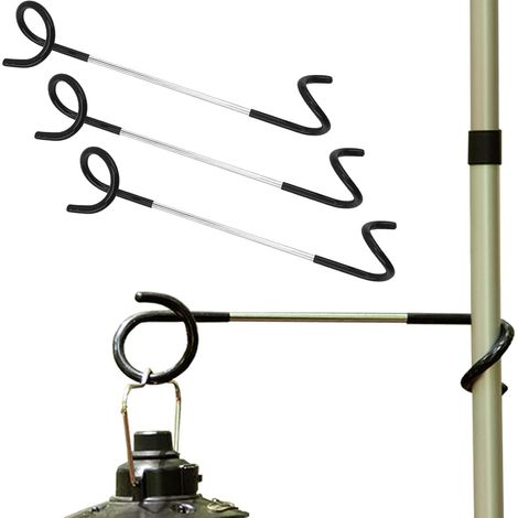 Outdoor-Campinglampe mit Doppelhaken – Dreiteiliges Set (1/5)