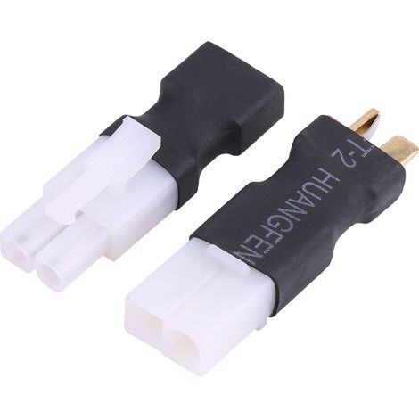Connecteurs RC Batterie Fiche T-Plug Femelle vers Tamiya Mâle + T-Plug Mâle vers Tamiya Femelle (1/5)