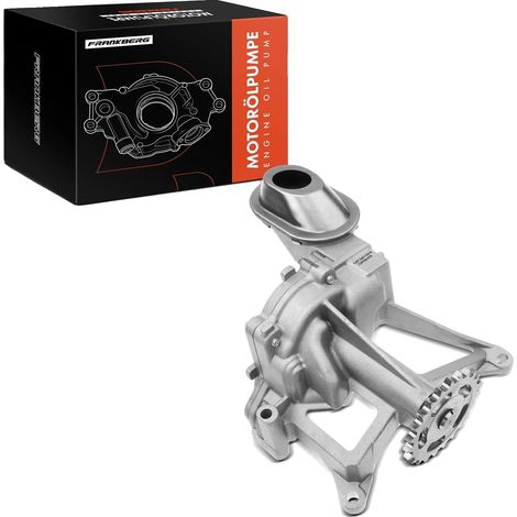 Pompe à huile, plastique et métal technique, compatible avec Citroën et Peugeot, numéros OEM 9682393380 et 1001.F8, 23 dents, taille standard (1/5)