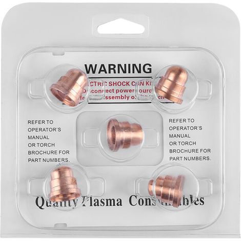 5PCS Buses de Plasma Consommables Accessoires de Machine de Découpe à Plasma pour MAX65 (1/5)