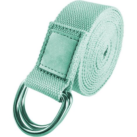 Sangle D Étirement En Métal Réglable - Pour Yoga Et Flexibilité - Boucle Double Anneau - 1 Pièce (1/5)