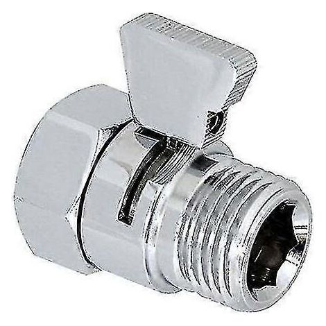 Robinet d'arrêt en laiton pour douche à piston/douchette/baignoire baptismale (1/5)