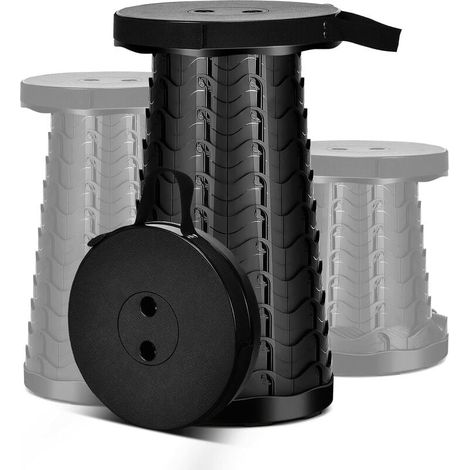 Tabouret pliant portable, mis à niveau à partir d'un tabouret rétractable de 2e génération, barbecue/activités intérieures/extérieures (1/5)