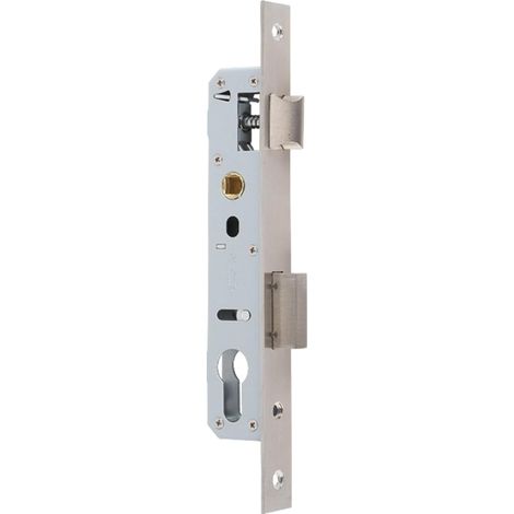 Serrure à cadre tubulaire encastrable en aluminium pour porte d'entrée et portail de jardin 20 mm (1/3)