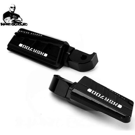 Fußrasten-Set für Yamaha Niken TDM900, TDM 900 A, XSR 700, 900, XSR700, XSR900, SCR 950, Tracer 700/GT, 900/GT – Schwarz (1/5)