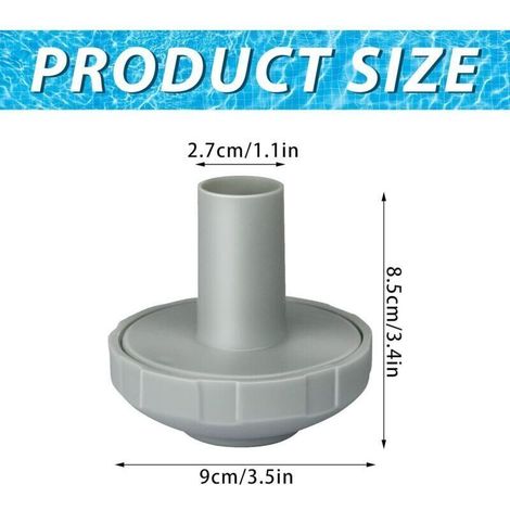 Poolschlauchadapter, Ersatzschlauchadapter für Einlaufdüsen von Aufstellpools, Pumpenanschlussteile, kleiner Filterschlauchadapter für Oberflächenskimmer – JUSCH (1/5)