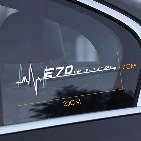autocollant pour vitre latérale de voiture BMW E28 E30 E34 E36 E39 E46 E53 E60 E61 E62 E70 E87 E90 E91 E92 E93 (E70)