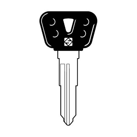 CHIAVE AUTO YAMAHA YH29RBP SILCA - ACCIAIO NICHELATO- 5 pezzi