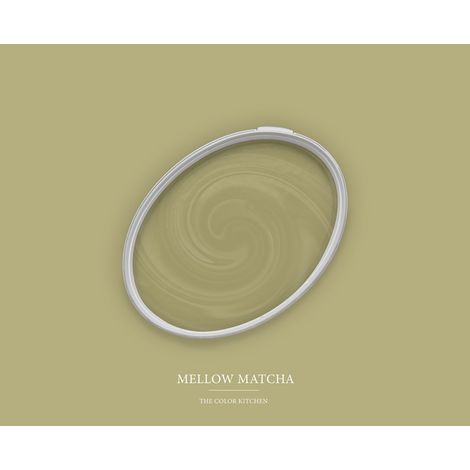 Wandfarbe Grün matt The Color Kitchen Mellow Matcha Exklusive Innendispersion Hohe Deckkraft 2.5 Liter (1/5)