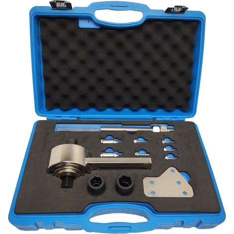 Chiave moltiplicatrice di coppia, rapporto 5:1, coppia in ingresso 300 Nm, coppia in uscita 1500 Nm, adatta per motori Ford, include bussole da 21 mm e 24 mm. (1/2)