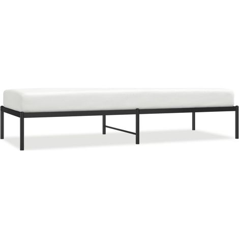 Maison Exclusive - Estructura de cama de metal negro 80x200 cm