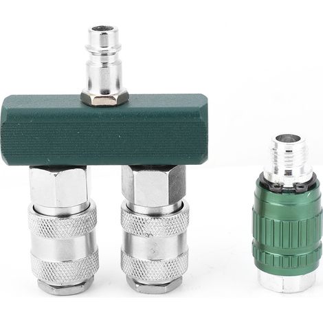 Connecteur rapide américain droit bidirectionnel de 1/4 pouces, vanne réglable male femelle