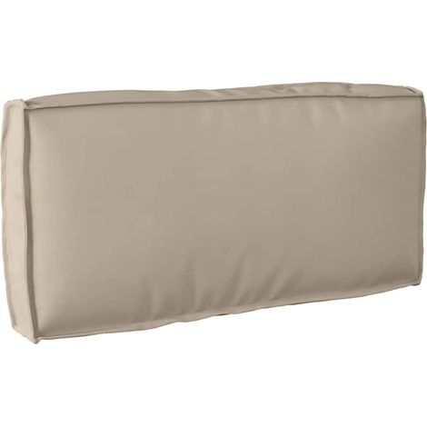 vidaXL Pallet Cushion for Backrest Taupe 80 x 40 x 12 cm Oxford fabric (1/5)