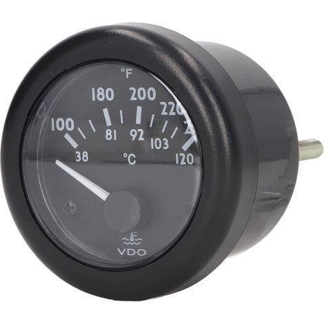 Motorkühlwassertemperaturanzeige 2 Zoll, breiter Messbereich, hohe Genauigkeit, wasserdicht, Frontmontage, Dieselgenerator-Wassertemperaturmesser 24 V (1/5)