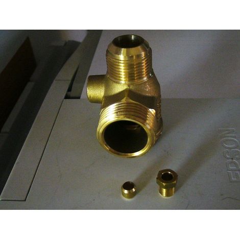 VALVOLA DI RITEGNO COMPRESSORE 1'' MASCHIO 3/4 MASCHIO BICONO ABAC ORIGINALE (1/2)
