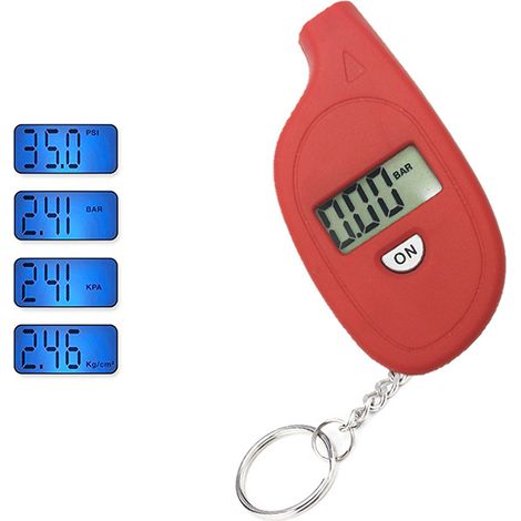 1 manomètre numérique LCD pour pneus de voiture (1/4)