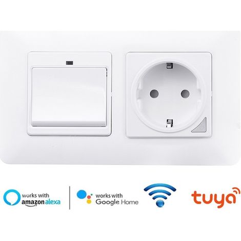 Tuya Presa a Muro con Interruttore Smart WiFi da Incasso (1/5)