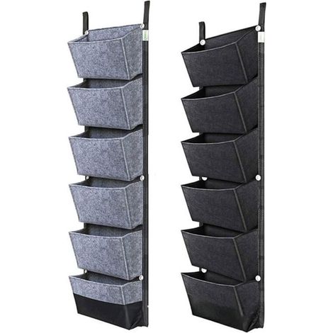 6 Poches Sacs De Culture Suspendus, Suspension Verticale Jardinière Murale Sac De Pot De Fleurs Pour La Décoration De La Maison Du Jardin De La Cour (1/4)