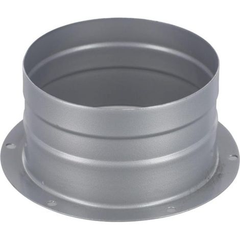 Raccord de conduit de ventilation à bride métallique de 150 mm pour ventilateurs de conduit et adaptateurs à bride. (1/5)