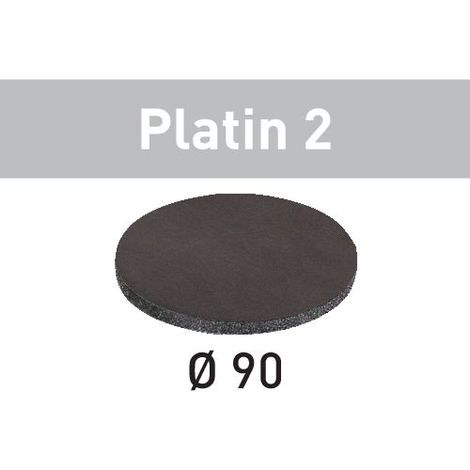 498323 Festool Abrasivi Platin 2 D90 S1000 PL/15 (1/4)