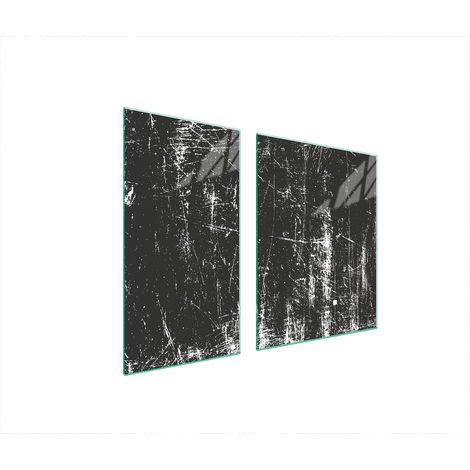 GLASSCHUTZPLATTE FÜR HERD 90x52 GRAU (1/5)