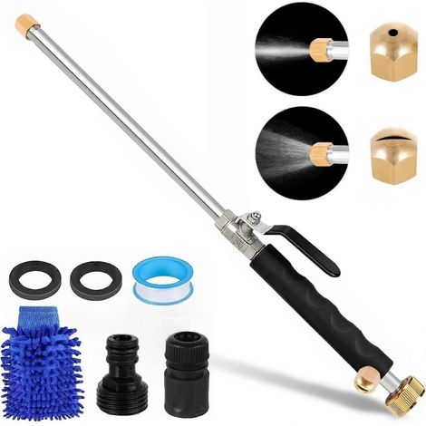 High Pressure Washer Wand, Hydro Jet Nozzle Power Washing Tools with 2pcs Sprayer Nozzles (1/5)