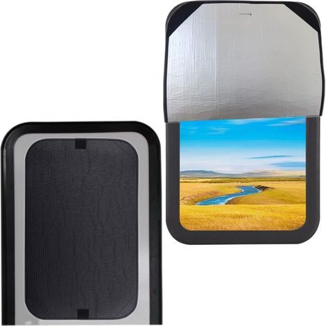 Store Pour Porte De Camping-Car - Tissu Bloquant La Lumière - 16 x 25 Pouces - Pour Intimité Et Protection Solaire (1/5)