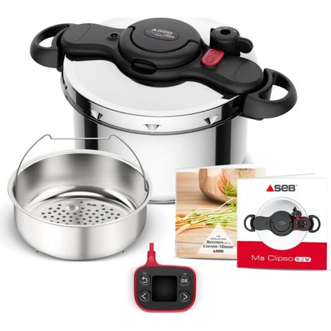 pentola a pressione in acciaio inox da 7,5 l - P4624850 - Seb