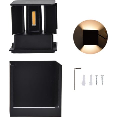 Luminaire Murale 3.9in à Angle Réglable, Économe en Énergie 7W, 90‑265V, Éclairage Haut‑Bas Écologique