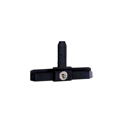 TEE PLASTICA MAGNETICO PER PROFILO LINEA C- - nero - 25 pezzi SANGIORGIO