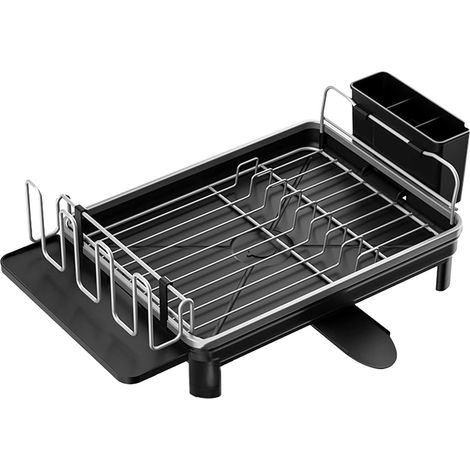 Égouttoir d'évier multifonctionnel, idéal pour le plan de travail de la cuisine familiale-AquaForge (1/5)