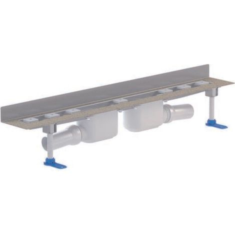 DALLMER caniveau de douche CeraLine 2 W, 1000mm, DN 50 hauteur