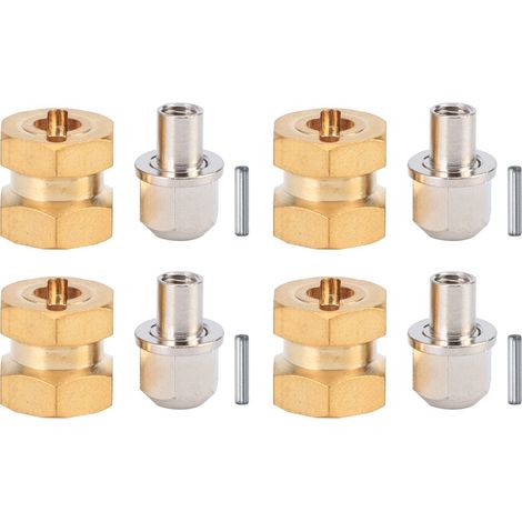 Accessoire en laiton 12mm/15mm/17mm pour voiture RC Crawler 1/10 SCX10 90046 90047